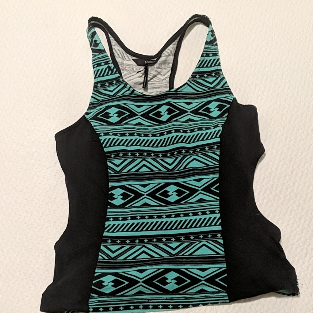 Racerback cutout tank